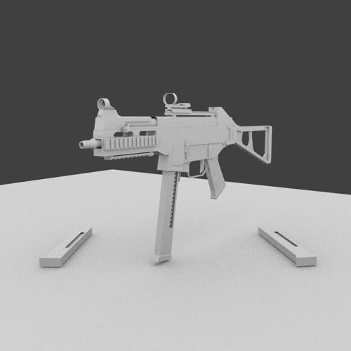 UMP-45 sub-machine gun. preview image
